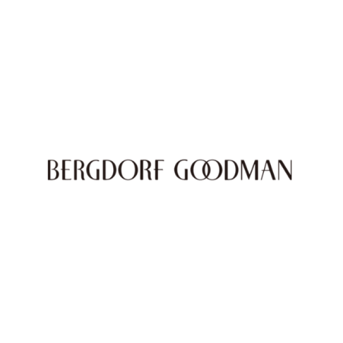 Bergorf Goodman logo-custom glass ornaments design project by Silverstone Design