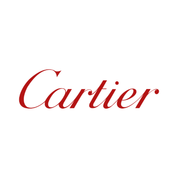 Cartier logo - premium custom snow globe design project by Silverstone Design