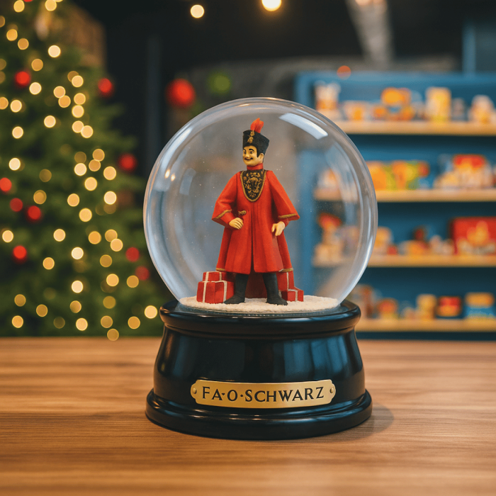 FAO Schwarz Snow Globe 2 Silverstone Design
