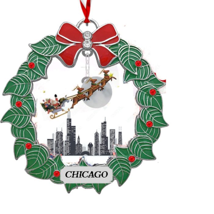 NEW SANTA OVER CHICAGO ornament copy 2