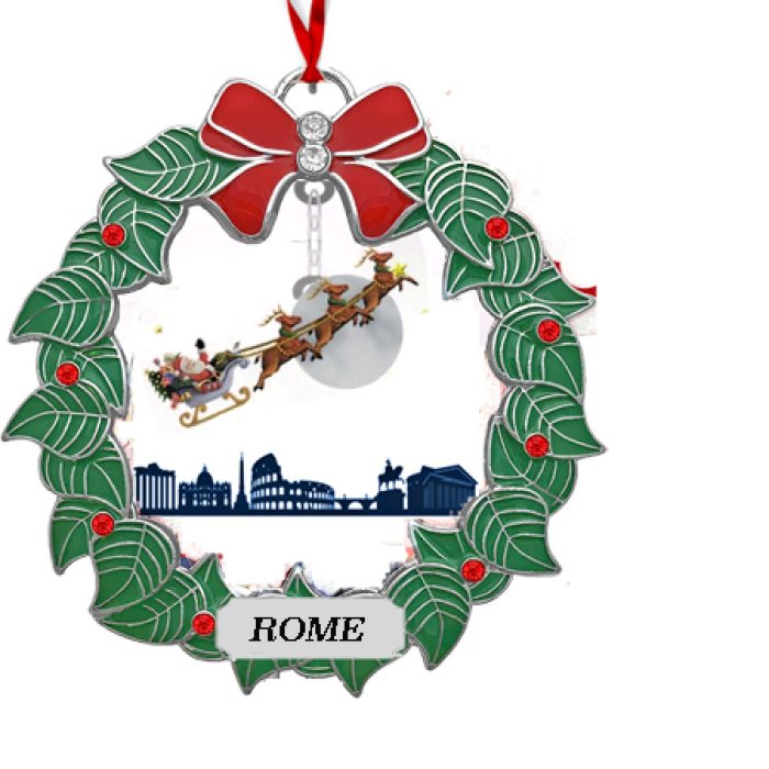 NEW SANTA OVER ROME ornament copy